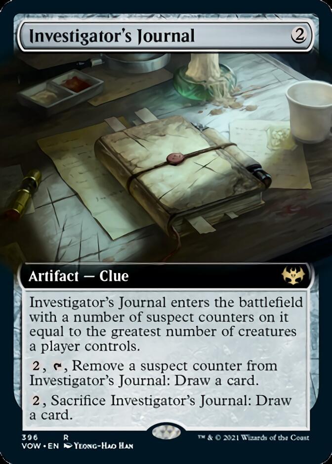 Investigator's Journal (Extended Art) [Innistrad: Crimson Vow] | Total Play