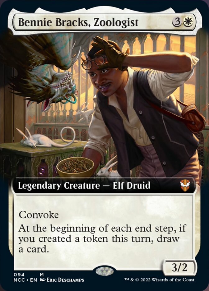 Bennie Bracks, Zoologist (Extended Art) [Streets of New Capenna Commander] | Total Play