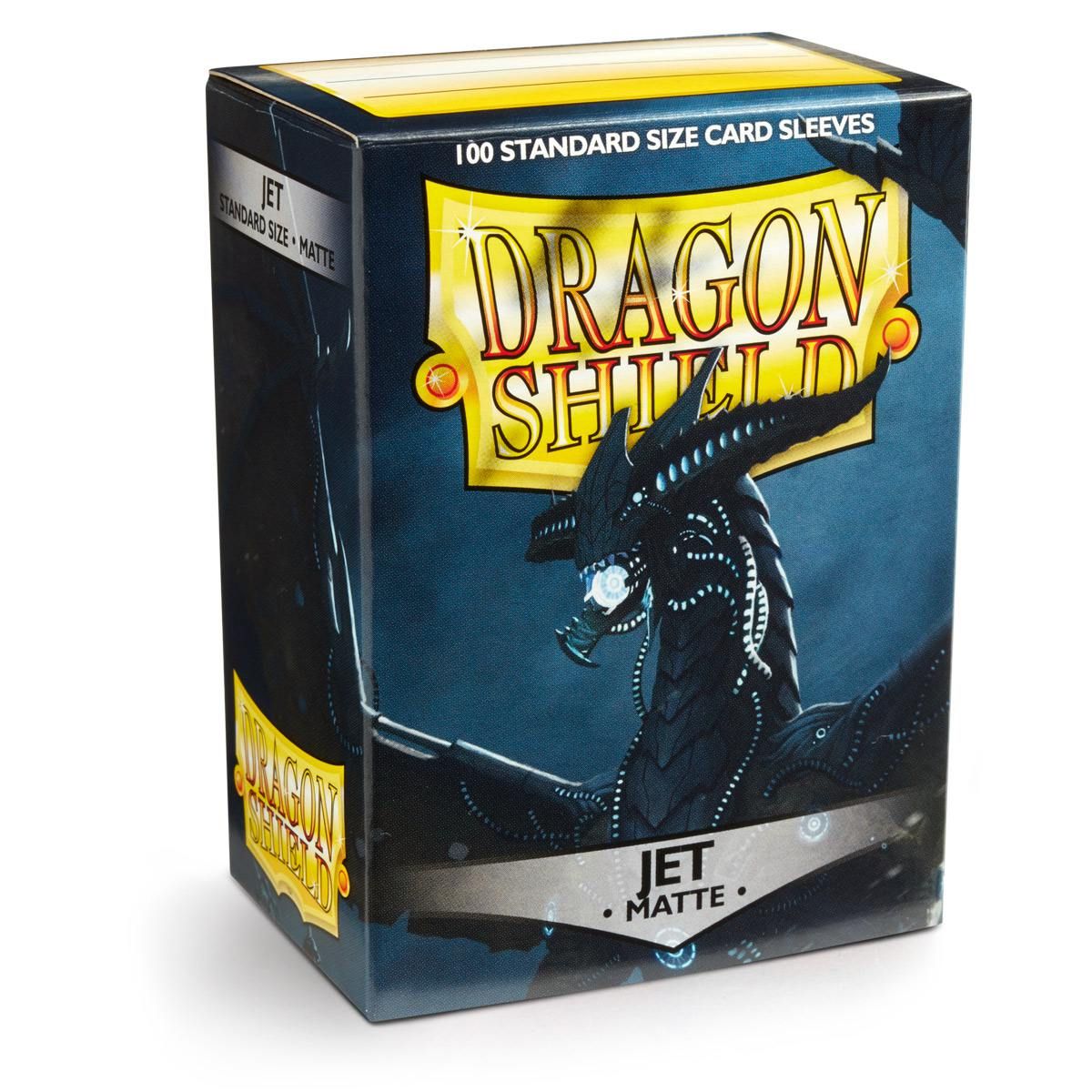 Dragon Shield: Standard 100ct Sleeves - Jet (Matte) | Total Play
