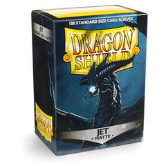 Dragon Shield: Standard 100ct Sleeves - Jet (Matte) | Total Play