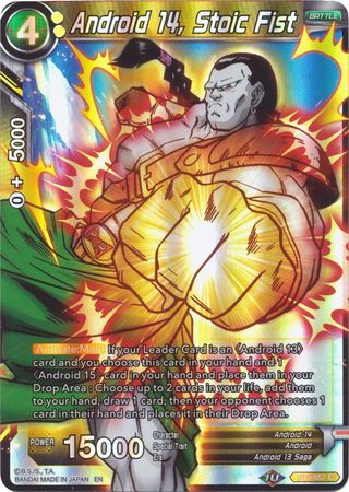 Android 14, Stoic Fist (Reprint) (BT9-057) [Battle Evolution Booster] | Total Play