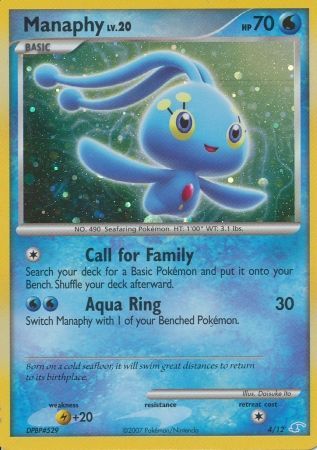 Manaphy (4/12) [Diamond & Pearl: Trainer Kit - Manaphy] | Total Play