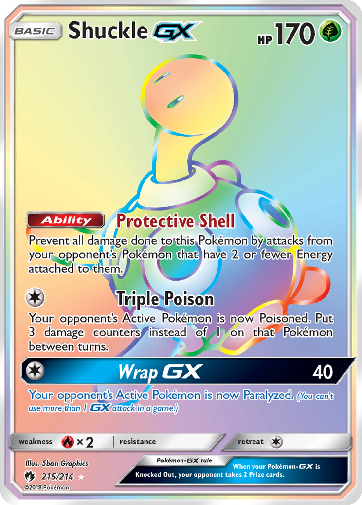 Shuckle GX (215/214) [Sun & Moon: Lost Thunder] | Total Play