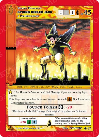 Spring Heeled Jack [Cryptid Nation: Wilderness First Edition Release Event Deck] | Total Play