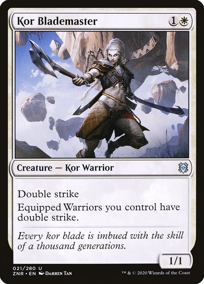 Kor Blademaster [Zendikar Rising] | Total Play