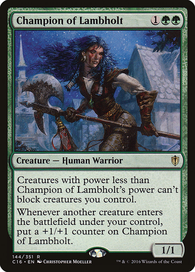 Champion of Lambholt [Commander 2016] | Total Play