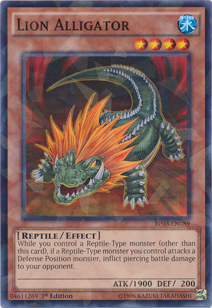 Lion Alligator [BP03-EN089] Shatterfoil Rare | Total Play