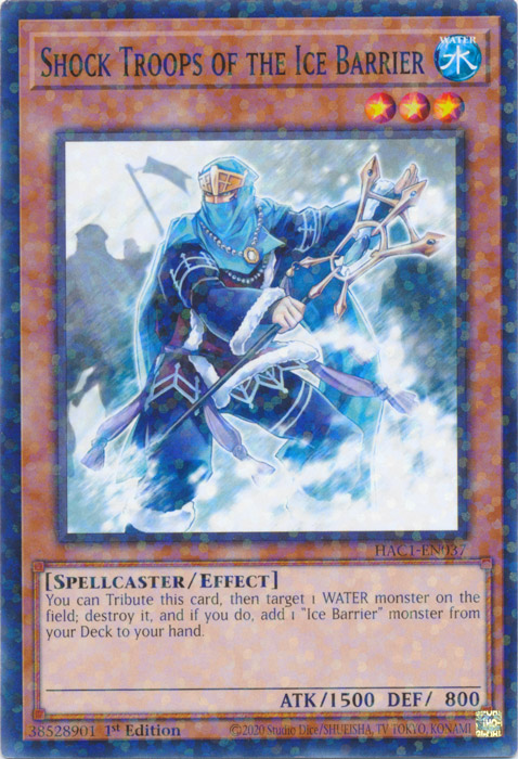 Shock Troops of the Ice Barrier (Duel Terminal) [HAC1-EN037] Common | Total Play