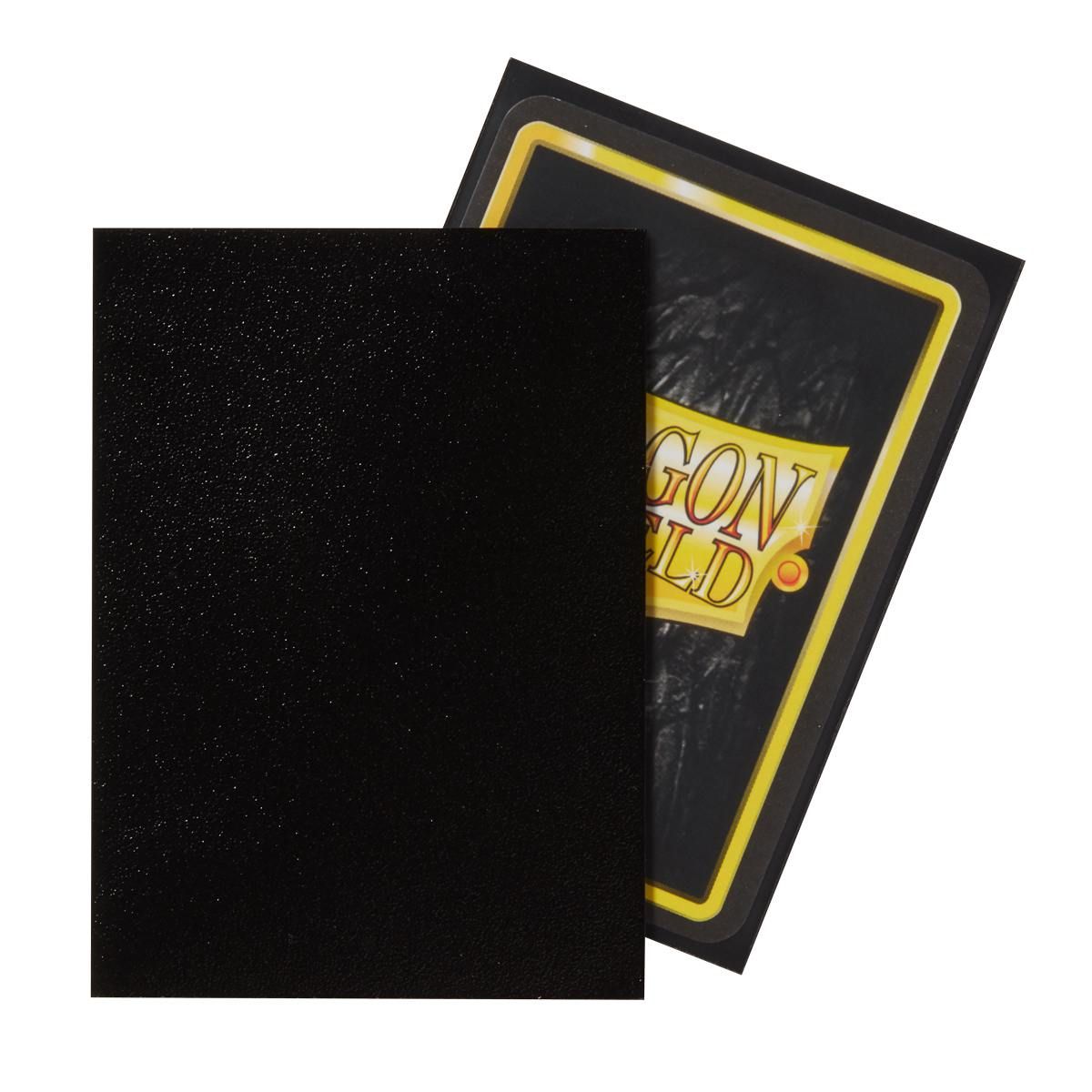 Dragon Shield: Standard 100ct Sleeves - Black (Non-Glare Matte) | Total Play