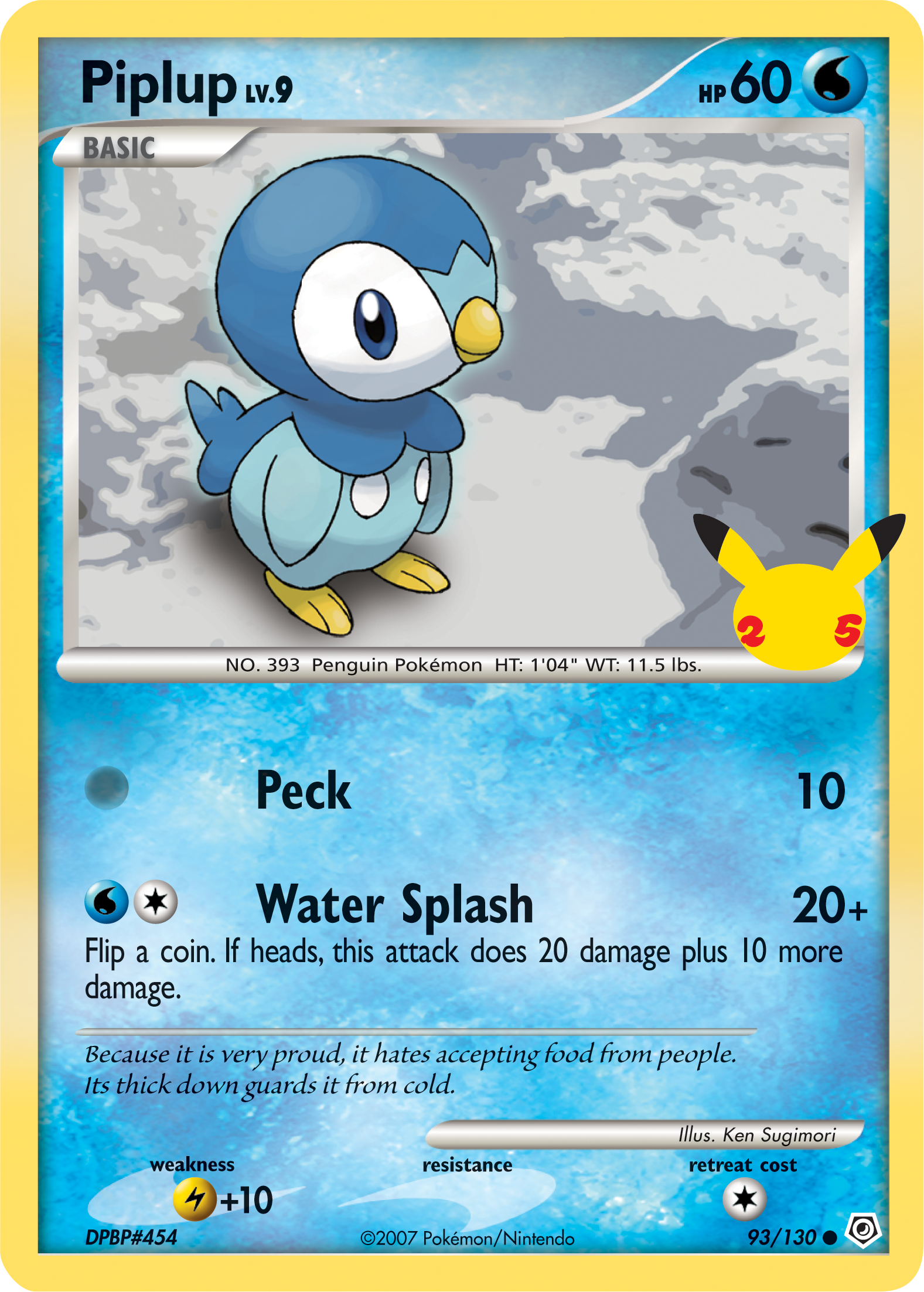Piplup (93/130) [First Partner Pack] | Total Play