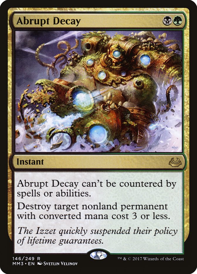 Abrupt Decay [Modern Masters 2017] | Total Play