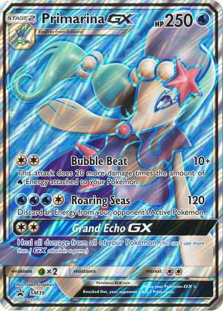 Primarina GX (SM39) (Jumbo Card) [Sun & Moon: Black Star Promos] | Total Play