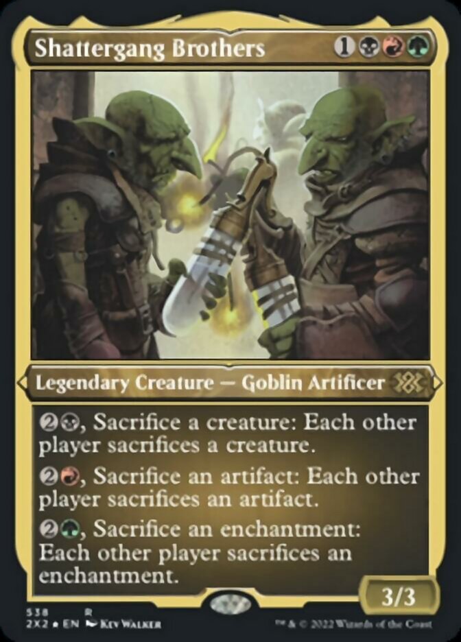 Shattergang Brothers (Foil Etched) [Double Masters 2022] | Total Play