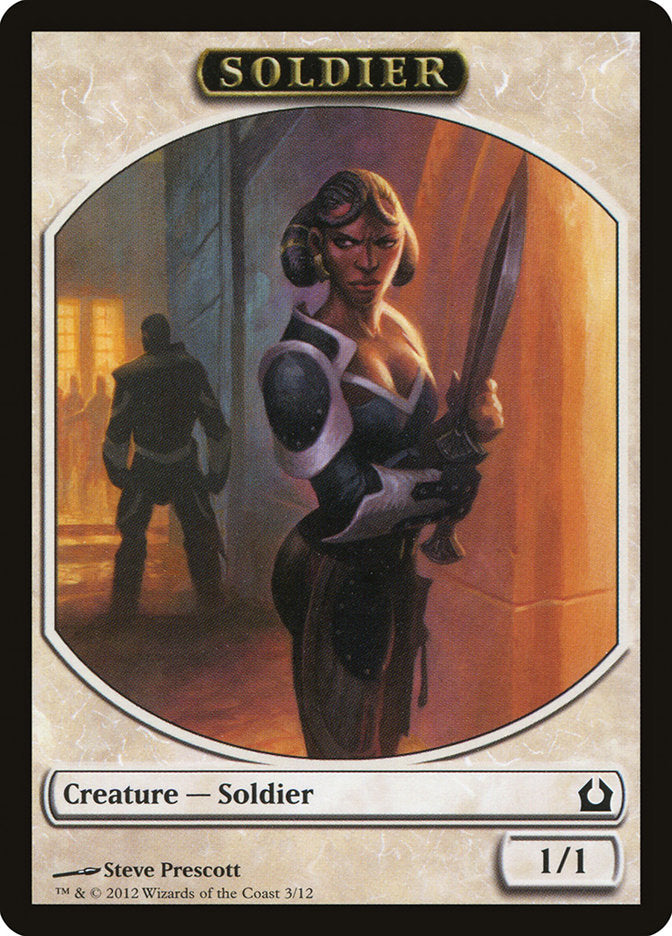 Soldier Token [Return to Ravnica Tokens] | Total Play