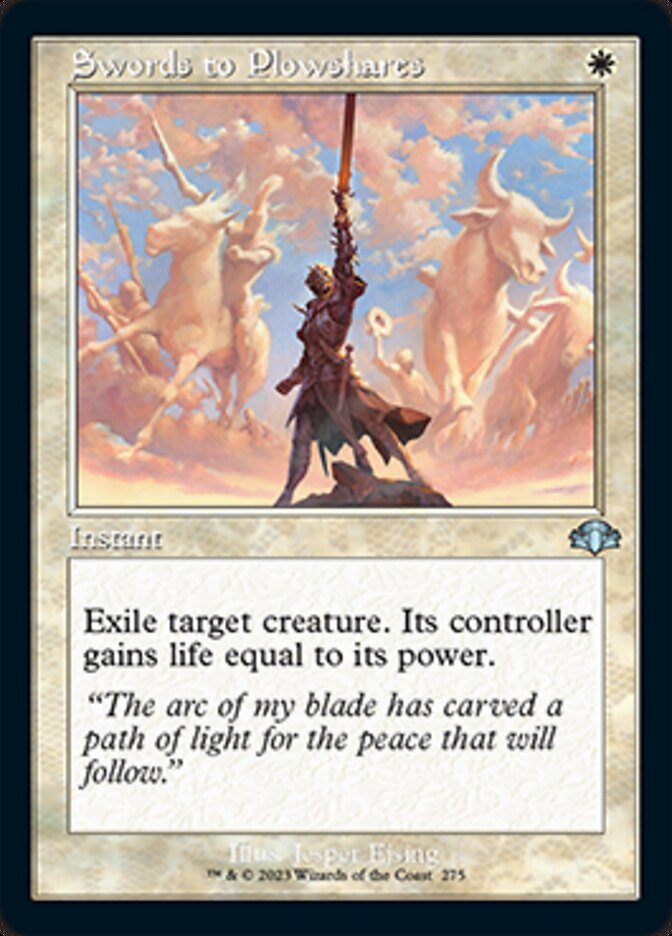 Swords to Plowshares (Retro) [Dominaria Remastered] | Total Play