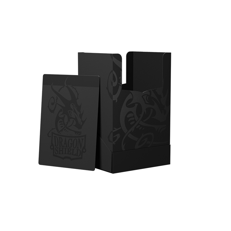 Dragon Shield: Deck Shell - Shadow Black | Total Play