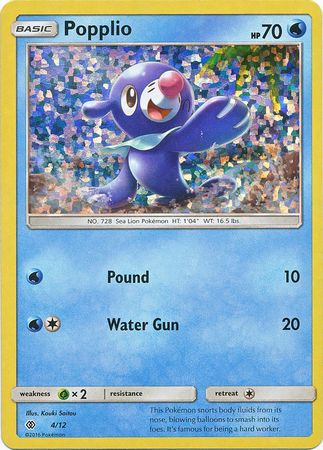 Popplio (4/12) [McDonald's Promos: 2017 Collection] | Total Play