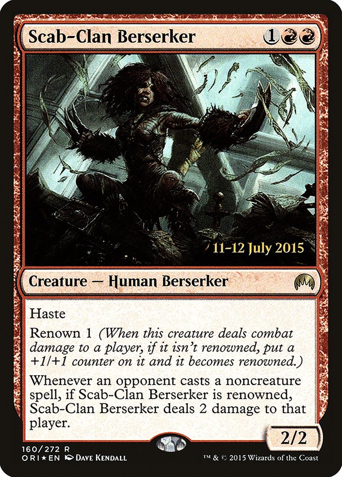 Scab-Clan Berserker [Magic Origins Prerelease Promos] | Total Play