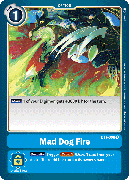 Mad Dog Fire [BT1-096] [Release Special Booster Ver.1.0] | Total Play