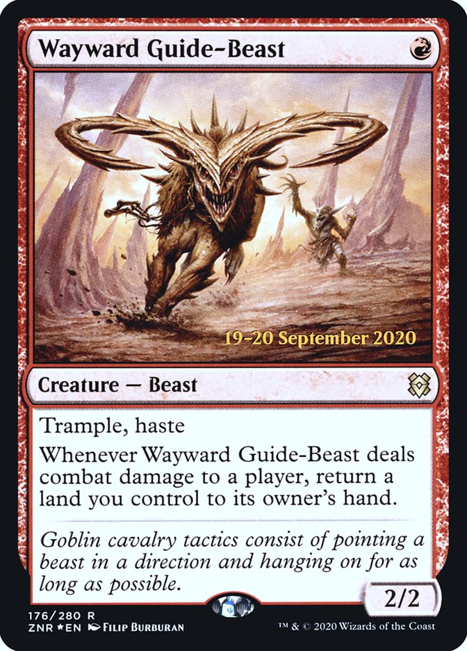 Wayward Guide-Beast [Zendikar Rising Prerelease Promos] | Total Play