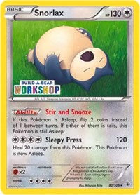 Snorlax (80/106) (Build-a-Bear Workshop Exclusive) [XY: Flashfire] | Total Play