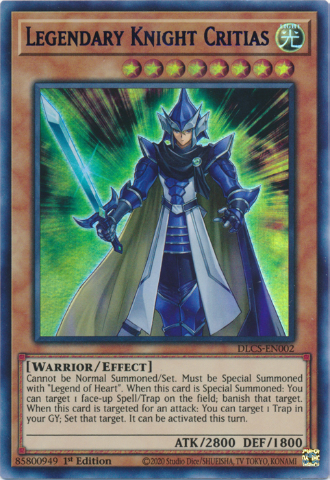 Legendary Knight Critias (Purple) [DLCS-EN002] Ultra Rare | Total Play