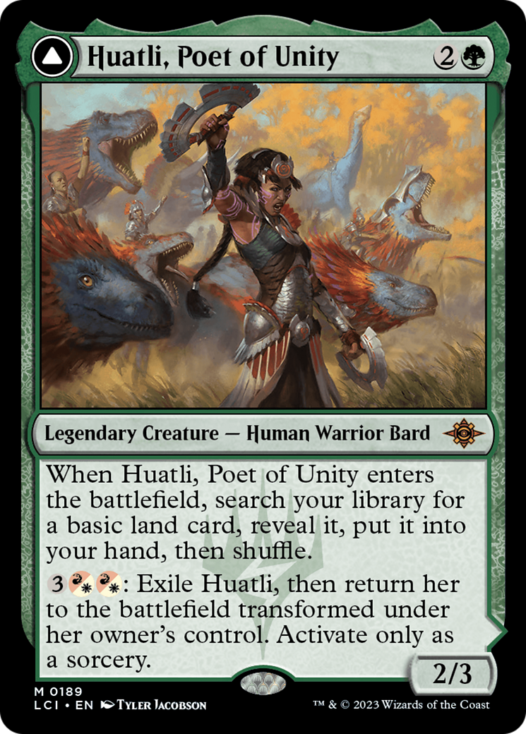 Huatli, Poet of Unity // Roar of the Fifth People [The Lost Caverns of Ixalan] | Total Play