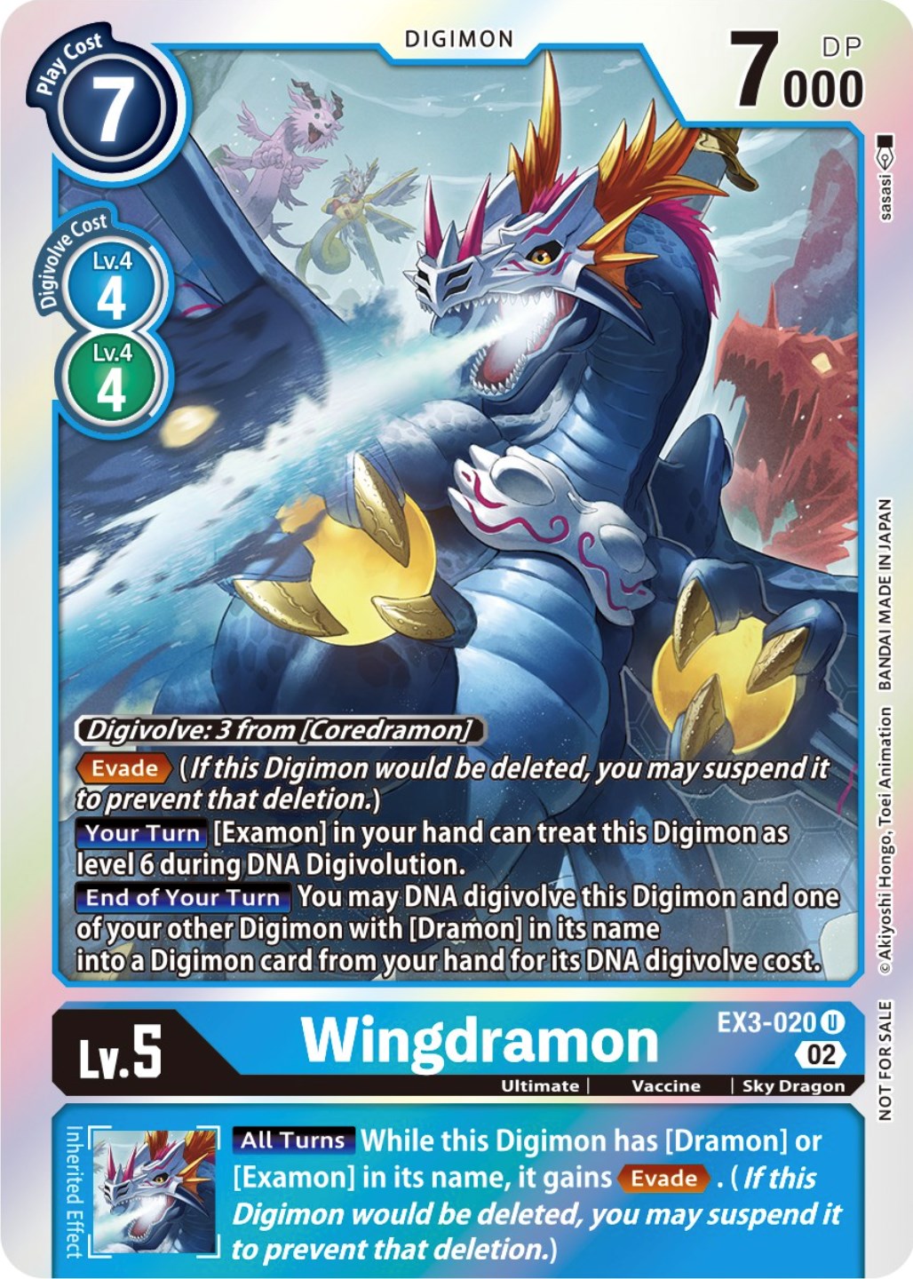 Wingdramon [EX3-020] (Alternate Art) [Draconic Roar] | Total Play