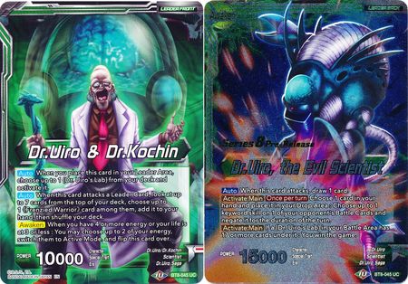 Dr.Uiro & Dr.Kochin // Dr.Uiro, the Evil Scientist (BT8-045_PR) [Malicious Machinations Prerelease Promos] | Total Play