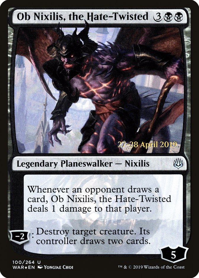 Ob Nixilis, the Hate-Twisted [War of the Spark Prerelease Promos] | Total Play