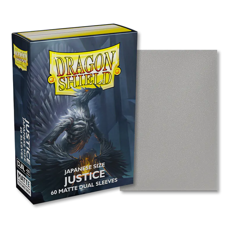Dragon Shield: Japanese Size 60ct Art Sleeves - Justice (Dual Matte) | Total Play