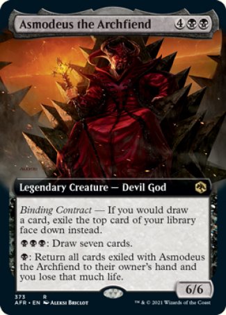 Asmodeus the Archfiend (Extended Art) [Dungeons & Dragons: Adventures in the Forgotten Realms] | Total Play