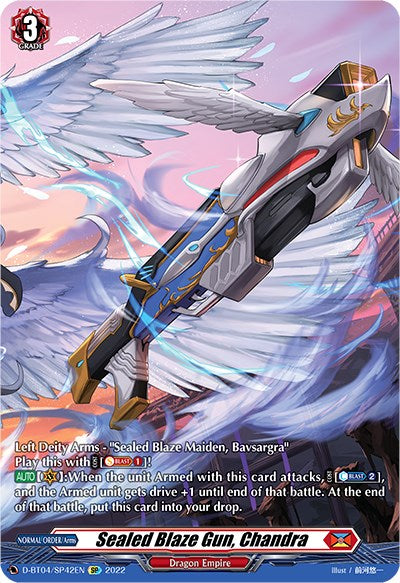 Sealed Blaze Gun, Chandra (D-BT04/SP42EN) [Awakening of Chakrabarthi] | Total Play