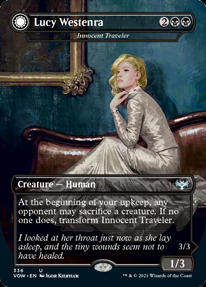 Innocent Traveler // Malicious Invader - Lucy Westenra // Lucy, Arisen Vampire [Innistrad: Crimson Vow] | Total Play