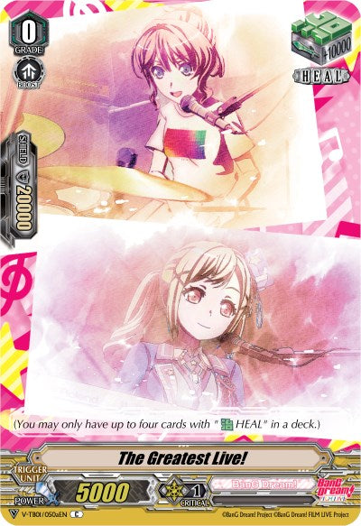 The Greatest Live! (Poppin'Party) (V-TB01/050aEN) [BanG Dream! FILM LIVE] | Total Play