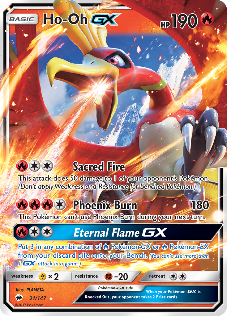 Ho-Oh GX (21/147) [Sun & Moon: Burning Shadows] | Total Play