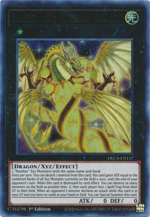 Number 100: Numeron Dragon [DLCS-EN117] Ultra Rare | Total Play