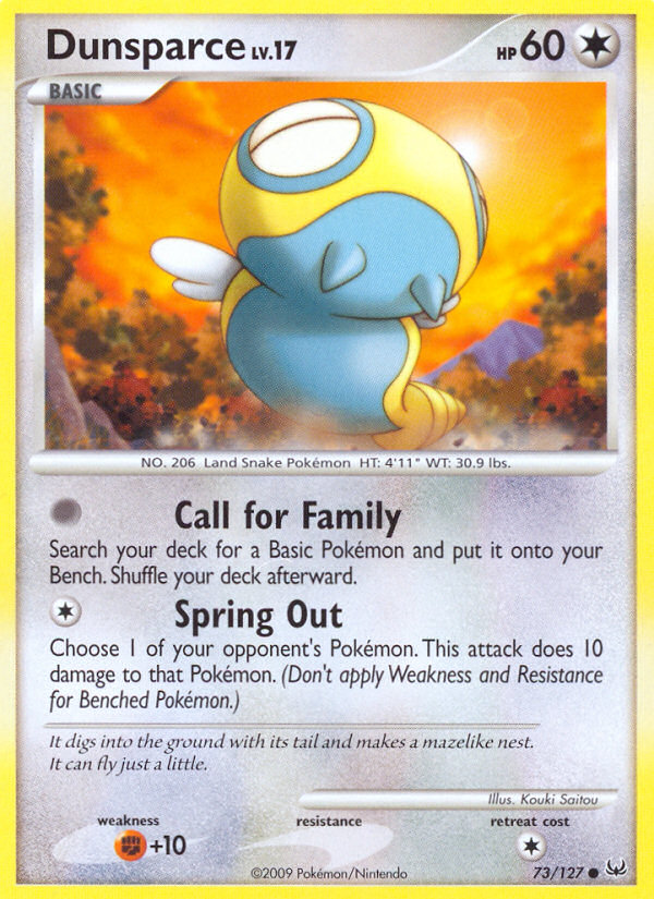 Dunsparce (73/127) [Platinum: Base Set] | Total Play