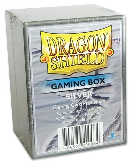 Dragon Shield: Strongbox - Silver (Gaming Box) | Total Play