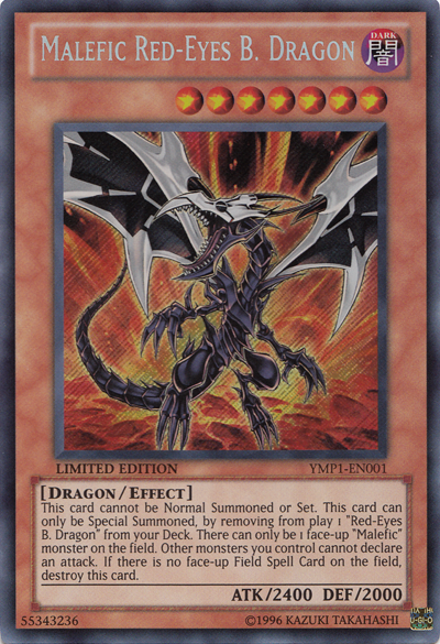 Malefic Red-Eyes B. Dragon [YMP1-EN001] Secret Rare | Total Play