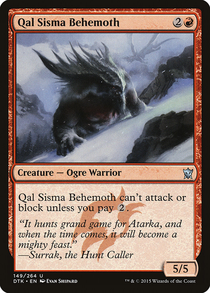 Qal Sisma Behemoth [Dragons of Tarkir] | Total Play