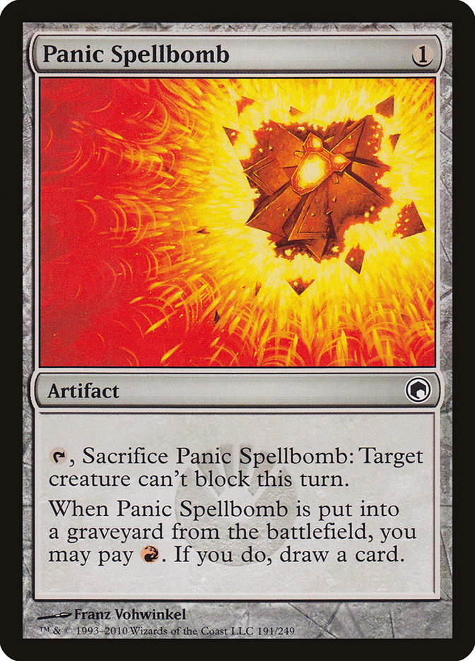 Panic Spellbomb [Scars of Mirrodin] | Total Play