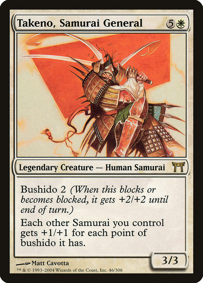 Takeno, Samurai General [Champions of Kamigawa] | Total Play