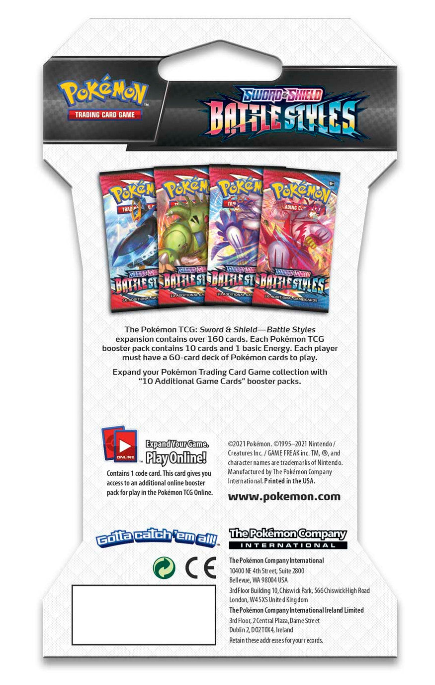 Sword & Shield: Battle Styles - Sleeved Booster Pack (Rapid Strike Empoleon V) | Total Play