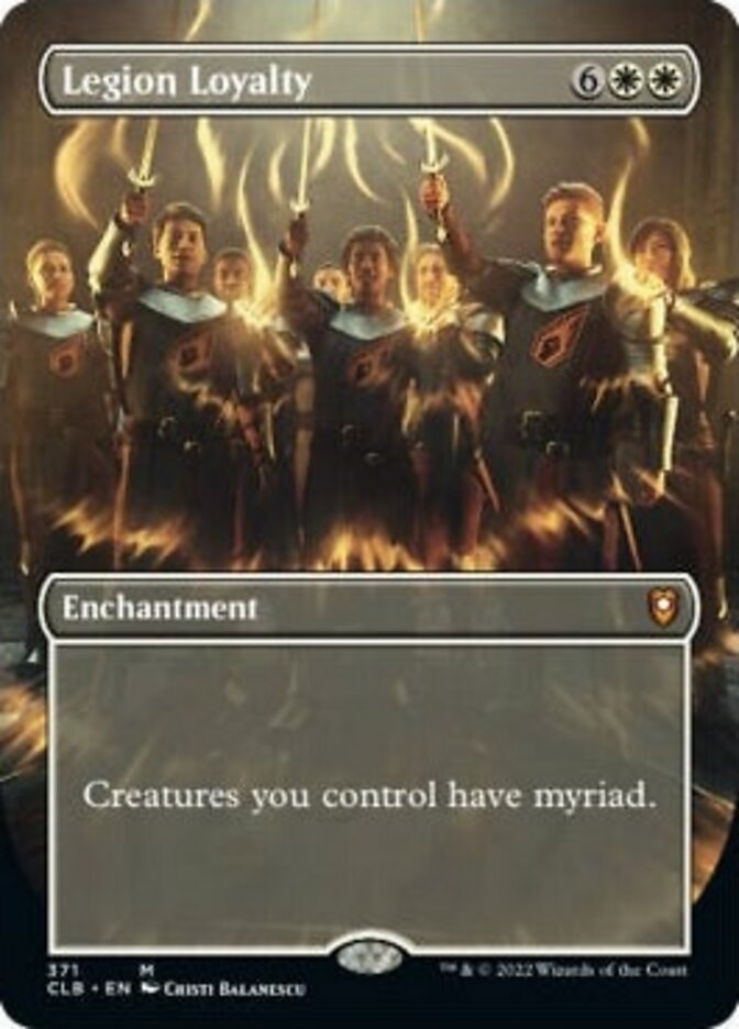 Legion Loyalty (Borderless Alternate Art) [Commander Legends: Battle for Baldur's Gate] | Total Play