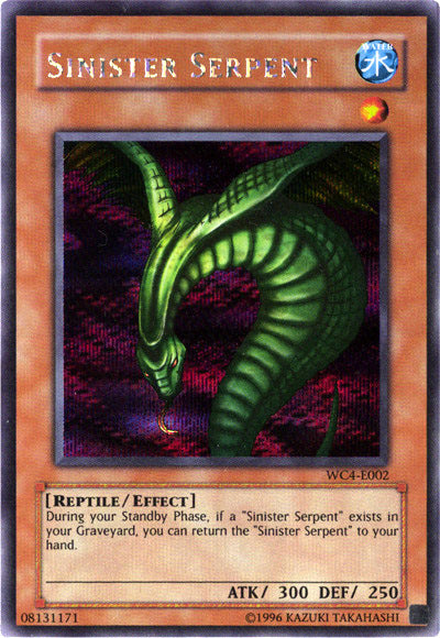 Sinister Serpent [WC4-E002] Prismatic Secret Rare | Total Play