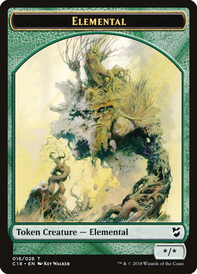 Elemental Token [Commander 2018 Tokens] | Total Play