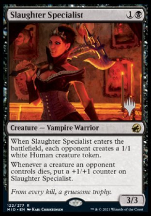 Slaughter Specialist (Promo Pack) [Innistrad: Midnight Hunt Promos] | Total Play