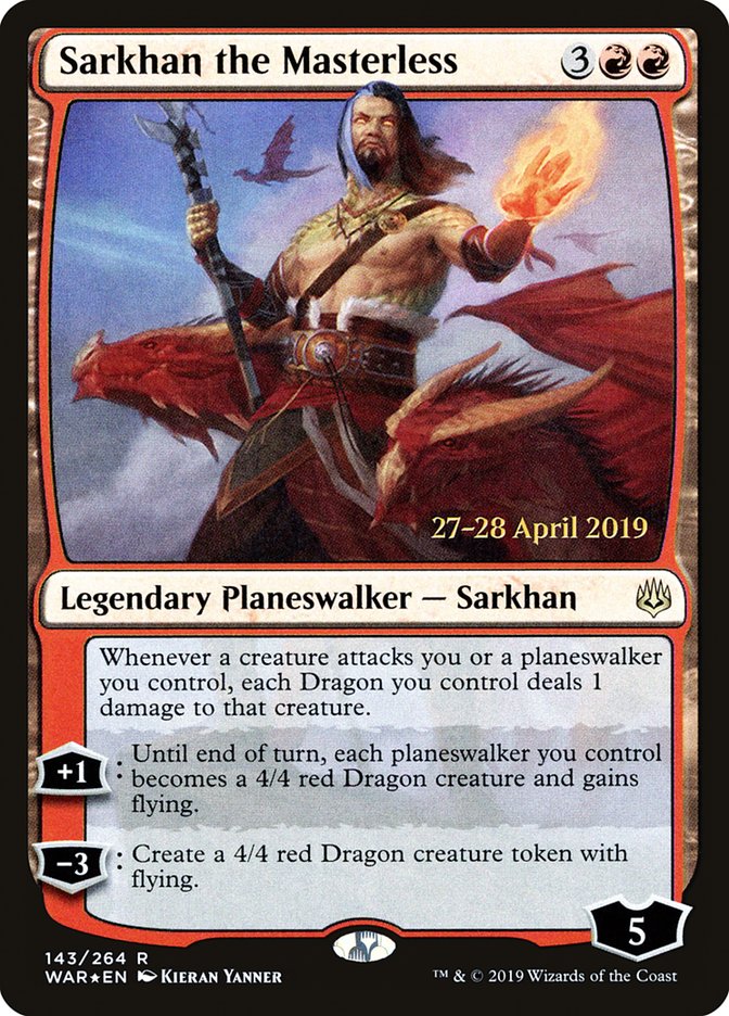 Sarkhan the Masterless [War of the Spark Prerelease Promos] | Total Play