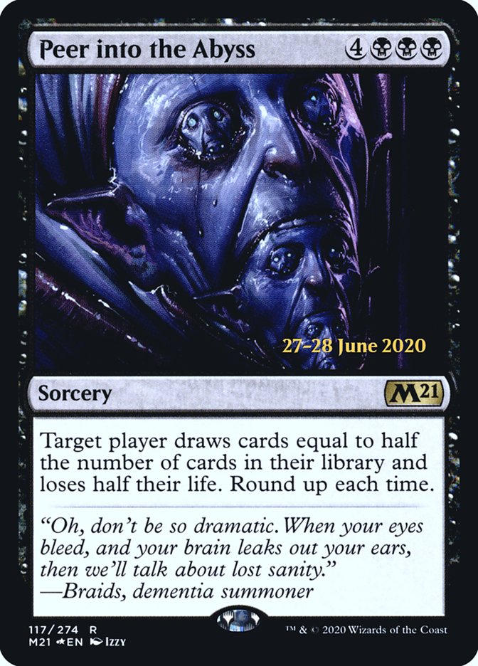 Peer into the Abyss [Core Set 2021 Prerelease Promos] | Total Play